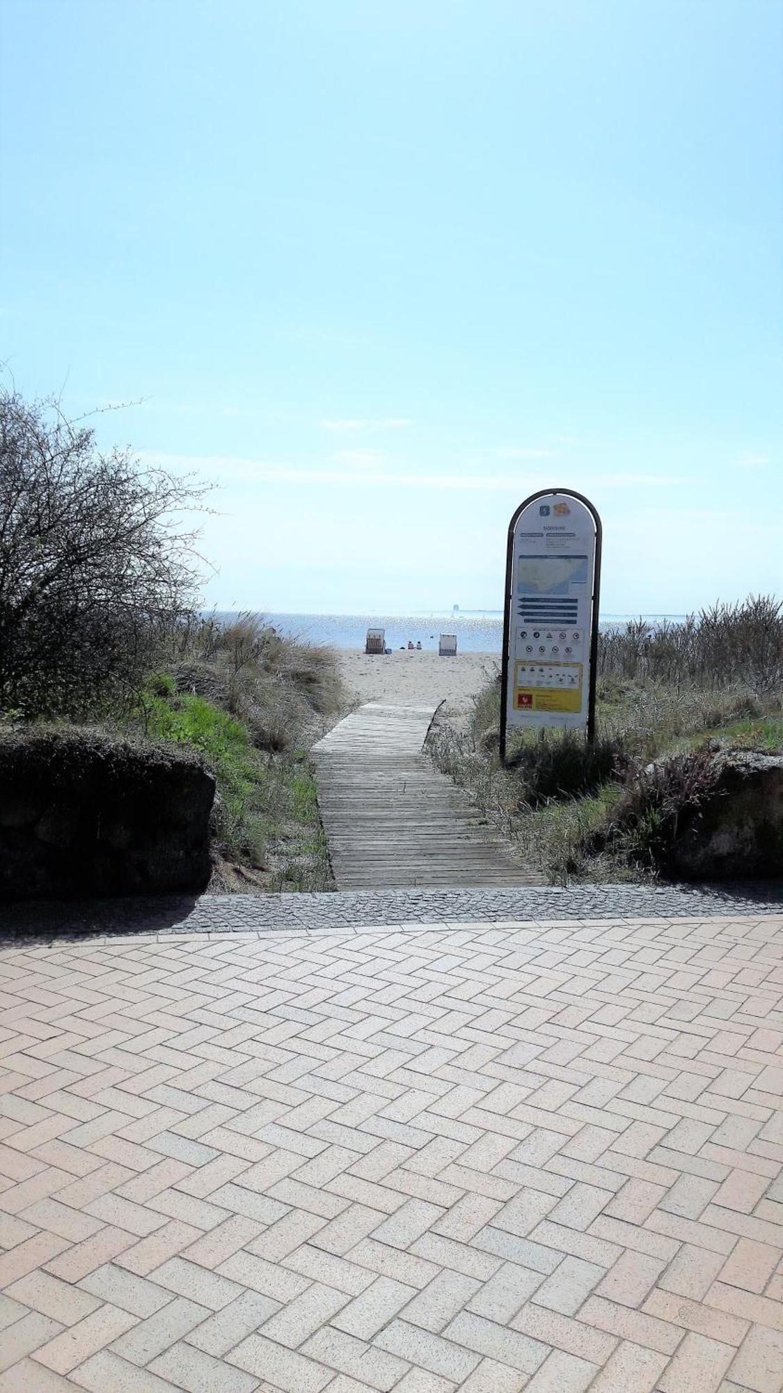 Fewo Muschelgetuschel Im Prinz Hamlet - Direkte Strandlage Pelzerhaken Dış mekan fotoğraf